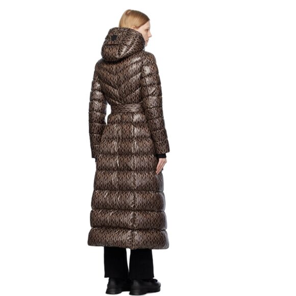 MACKAGE Calina Logo-print Padded Long Down Coat - Picture 8 of 15